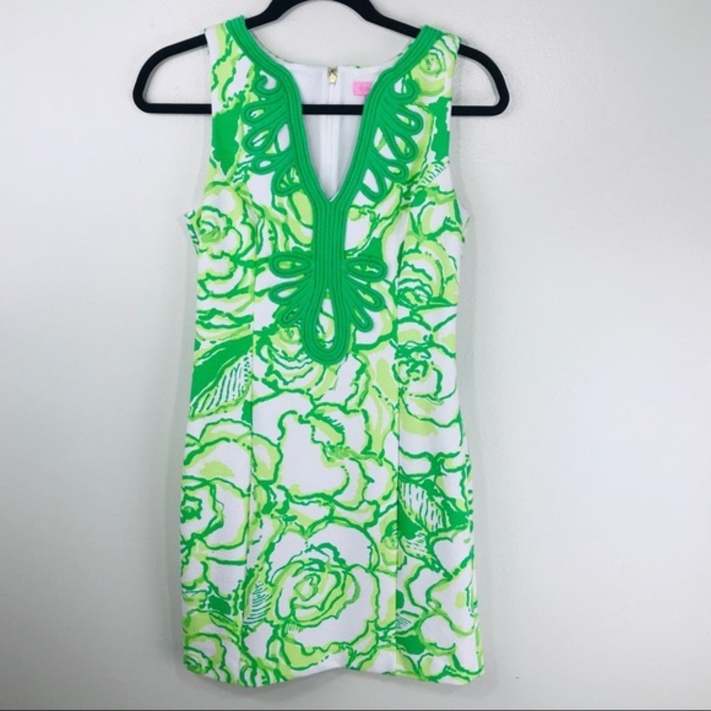 Lilly Pulitzer Janice knit shift dress, sz S,green